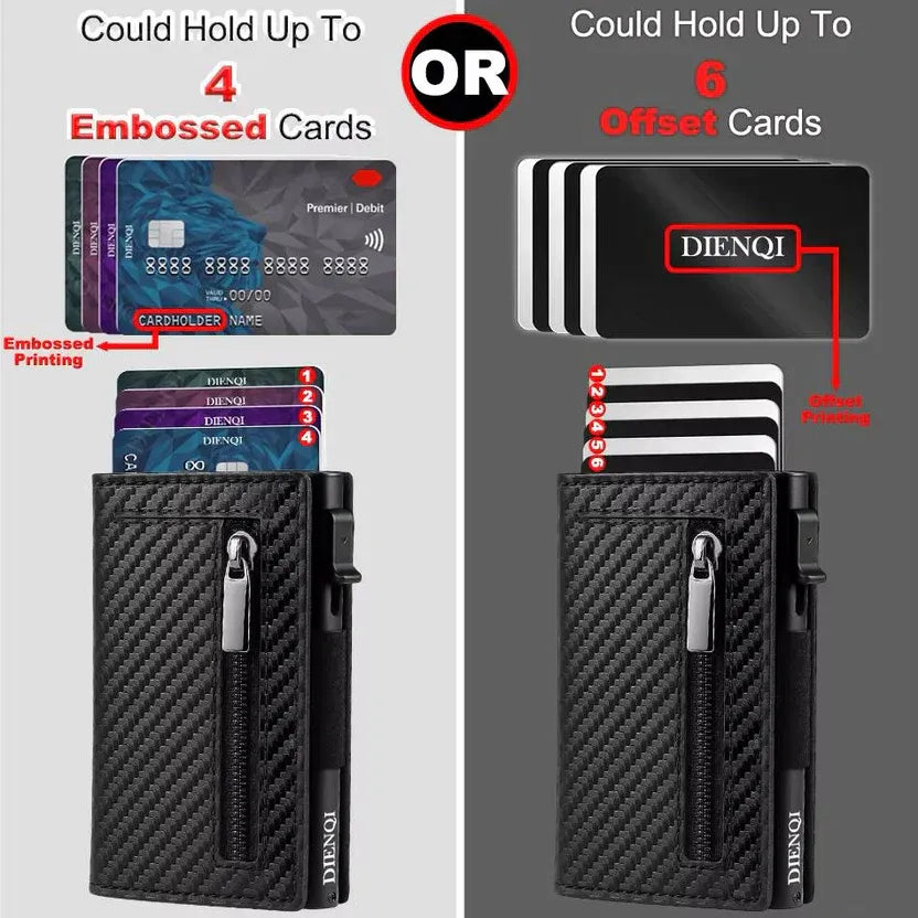 Pop Up Minimalist Wallet Cardholder Wallets for Men
