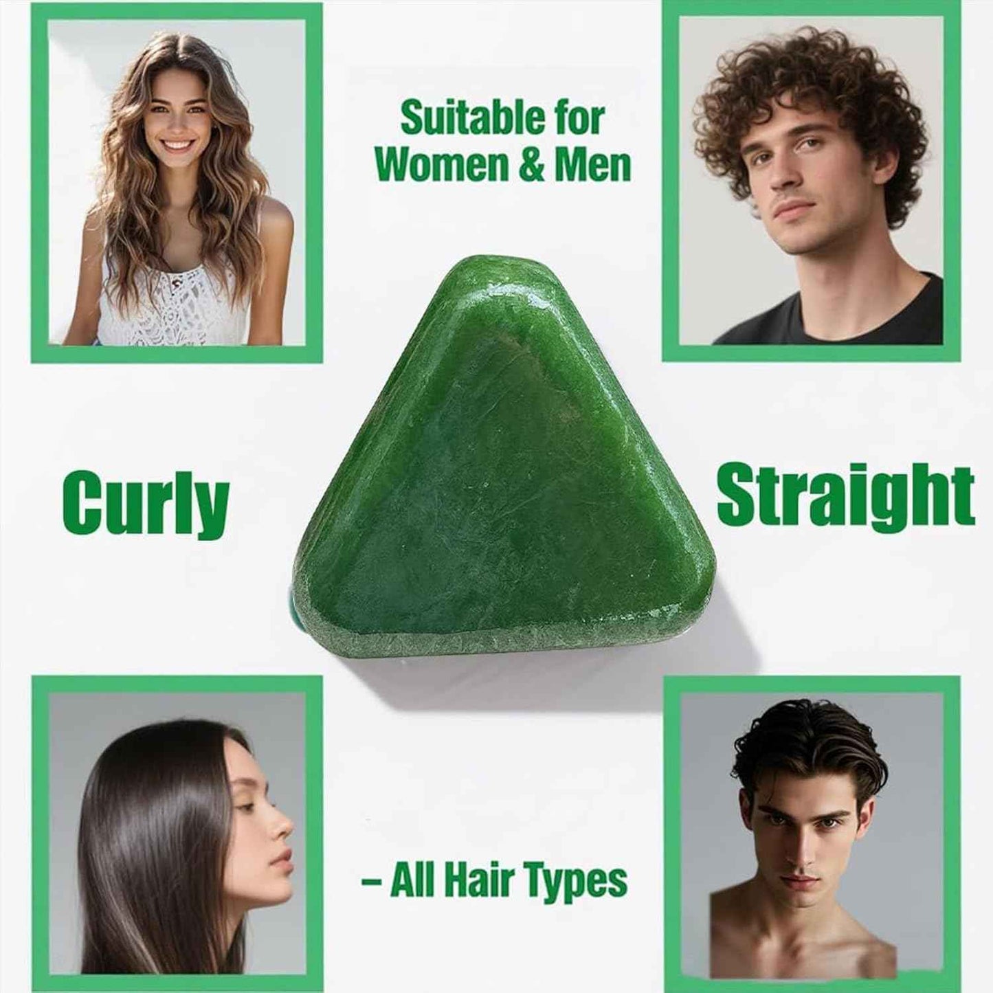 Herbal Glow Solid Shampoo Bar