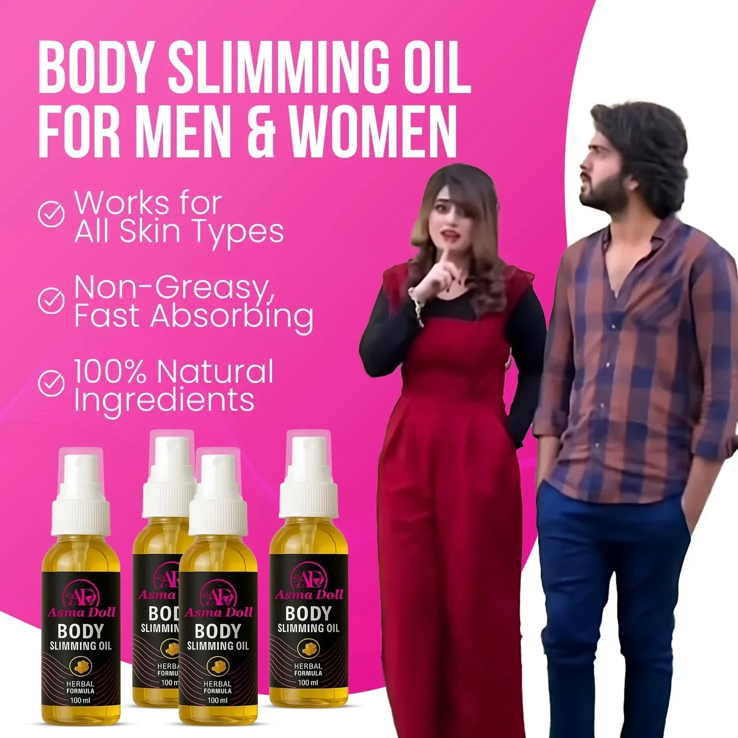 Asma Doll Slim Oil (Pack of 4)